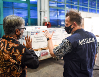 Australian shared COVID-19 vaccines arriving in Indonesia