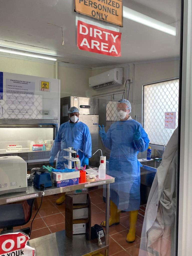 IMAGE Patrick Reading, Doherty Institute in Solomon Islands laboratory - COMBAT-AMR